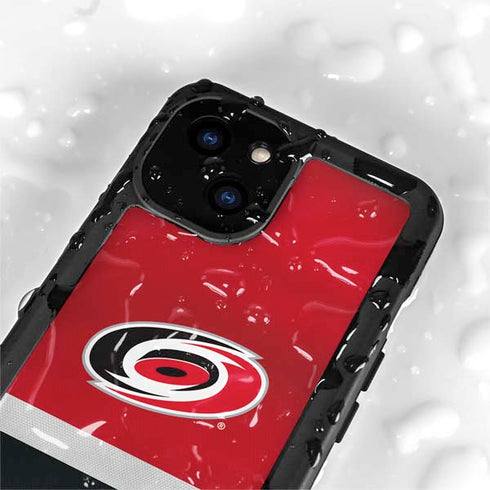 NHL Carolina Hurricanes Jersey iPhone 15 Plus Waterproof Case